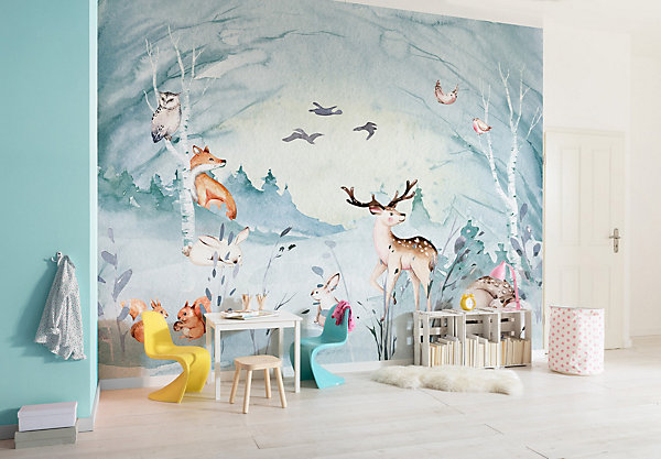 Papier peint panoramique Komar Animal Sleepover L.3.5 m x l.280 cm