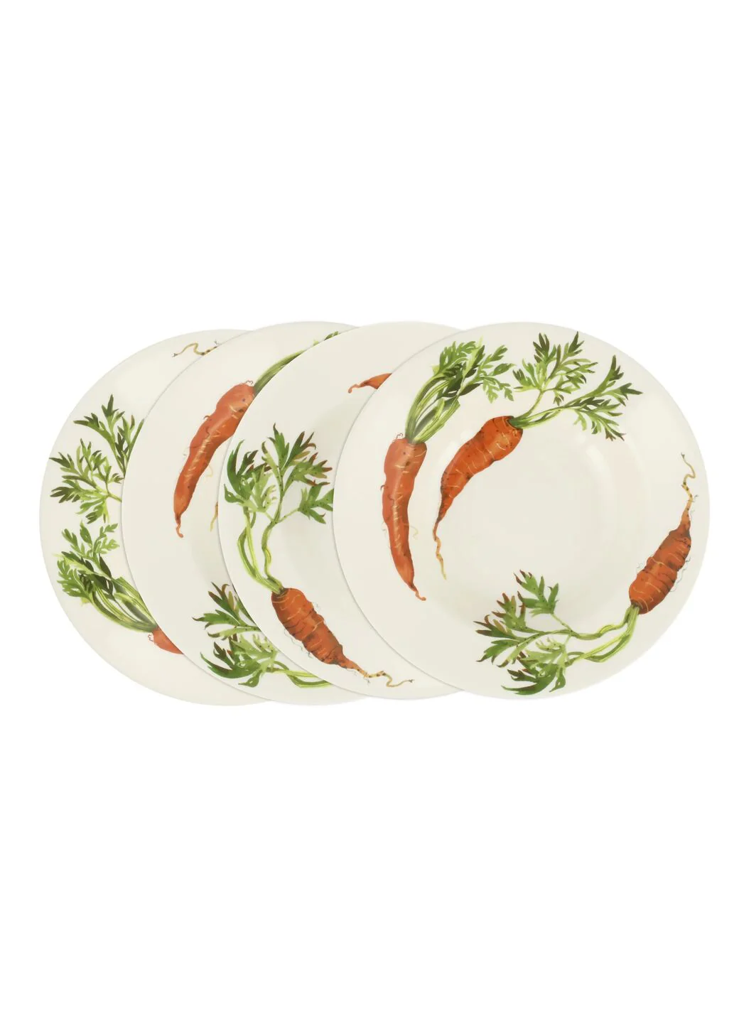 Carrots Soup Plate - Set of 4