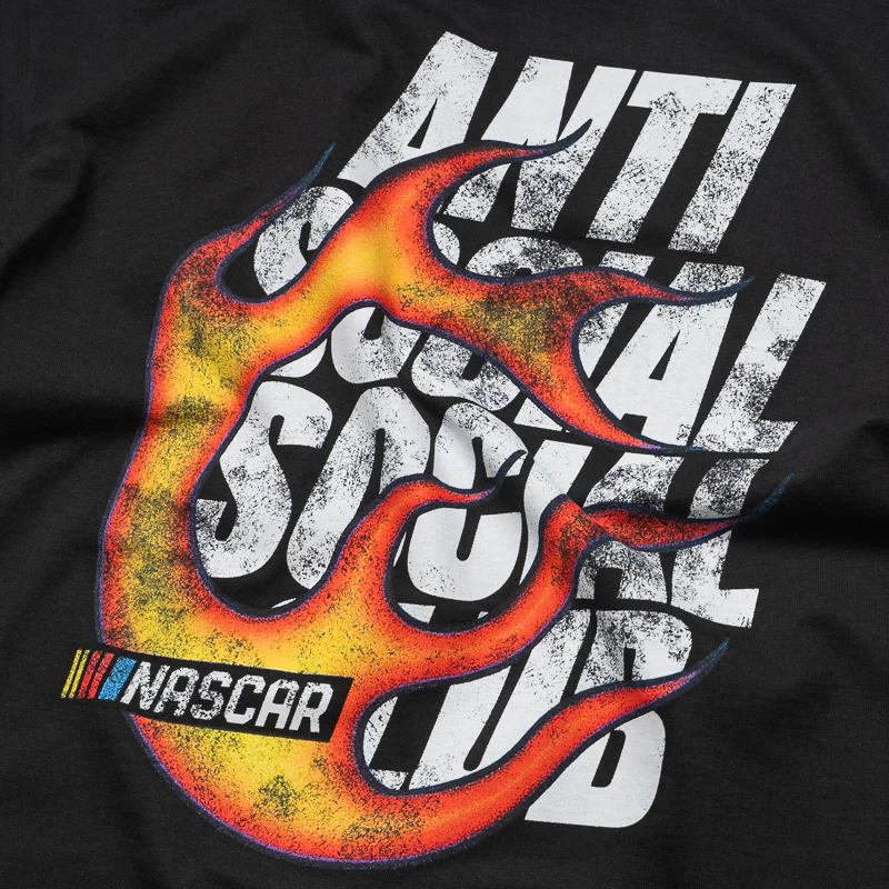 Anti Social Social Club x NASCAR Daytona Tee - Black