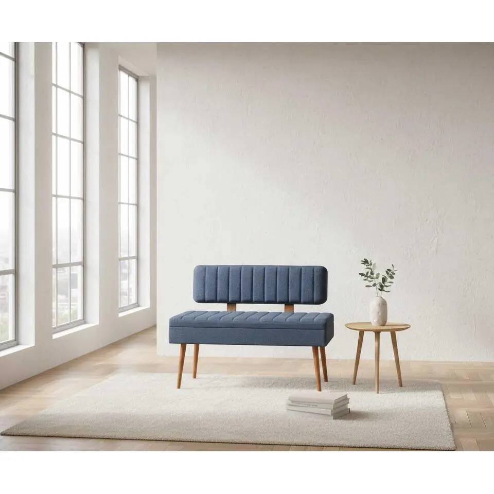 Vina Bank - 100% MELAMINE - Atlantische den, donkerblauw