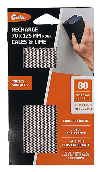 3 patins pour petite cale céramic gros grain