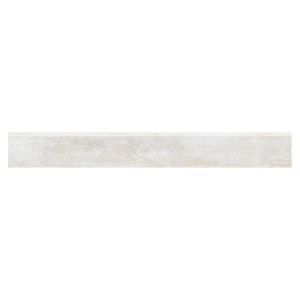 2 Plinthes carrelage effet béton blanc cuivré L.60 x l.7,5cm x ép.7,4 mm, Upper
