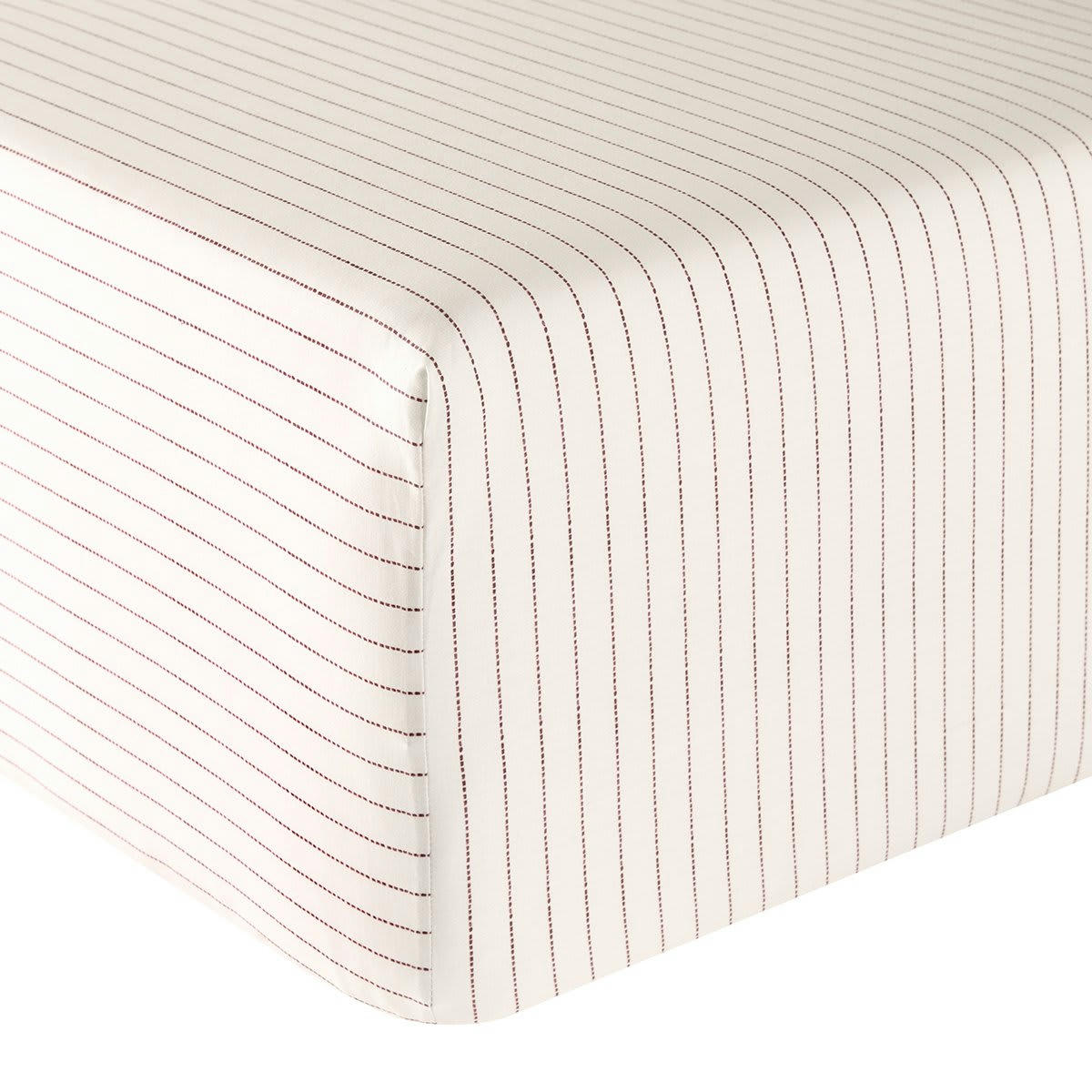 SERRE EXOTIQUE - Drap housse percale rose foncé 90x190 cm