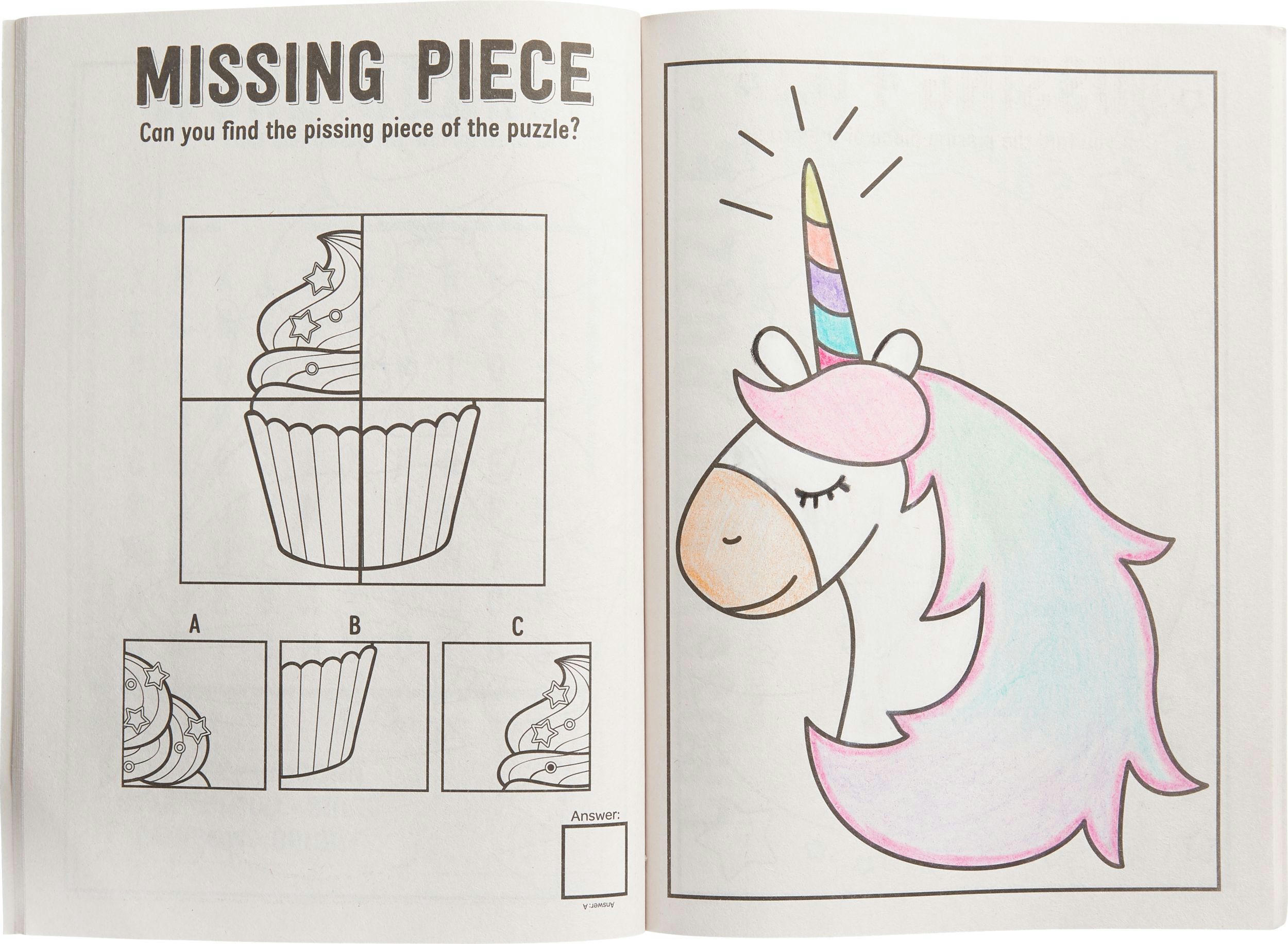 Unicorn Colouring Activity Book
