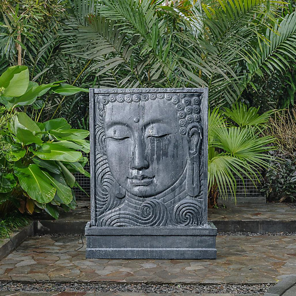 Mur d'eau visage de bouddha 155cm
