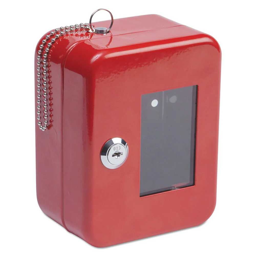 FireKing Hercules Emergency Safe Steel 0.05 ft3 4-3/4-inch wide x 6-inch deep x 3-inch high Red