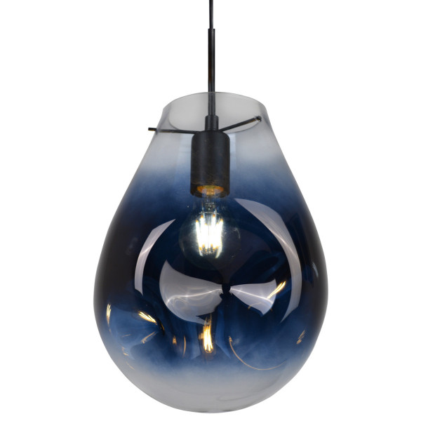 Lampa wisząca niebiesko-czarna KIMBERLY1xE27x20W wym: 120x20x20 cm Polux