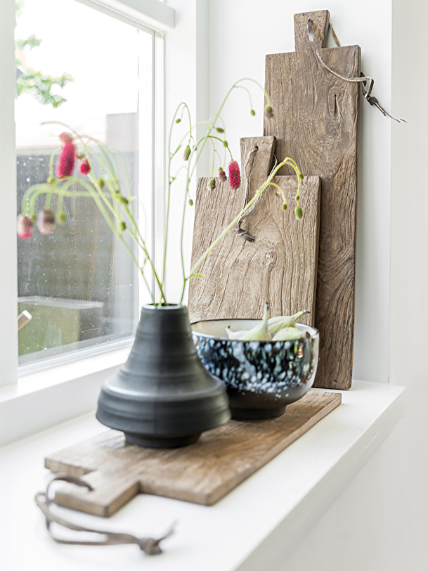 Planche a decouper teck recycle - hk living naturel