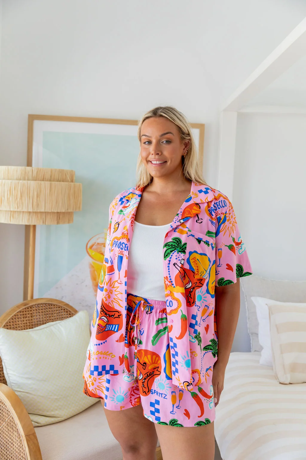Marley Linen Blend Shirt in Cin Cin