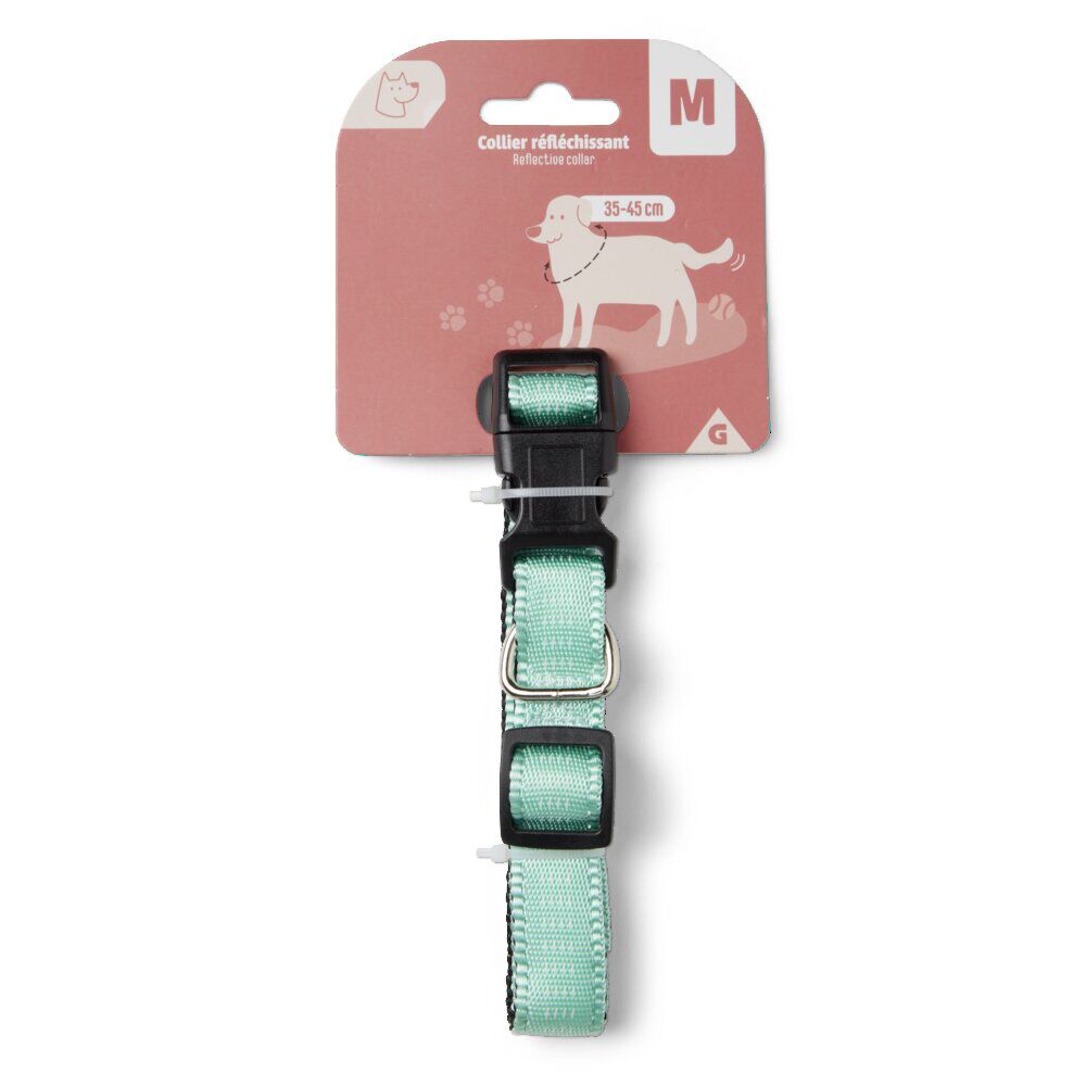 Collier réflechissant pour chien moyen - Taille M