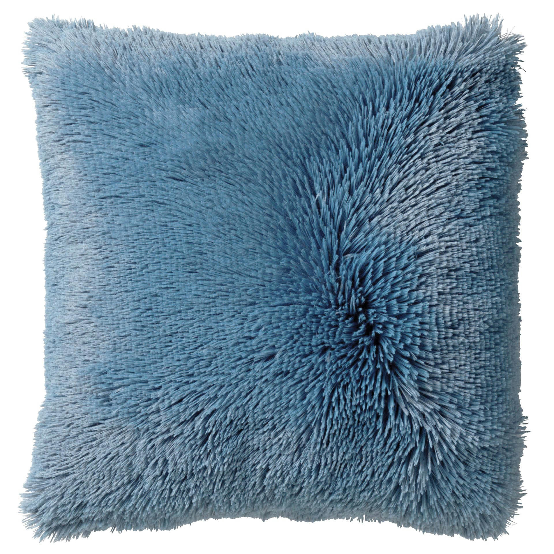 FLUFFY - Coussin - blanc fausse fourrure 60x60 cm uni