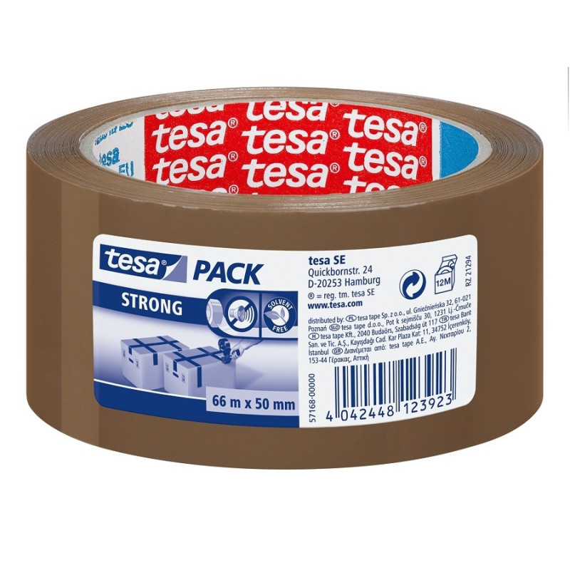 Rouleau adhésif Tesapack brun TESA
