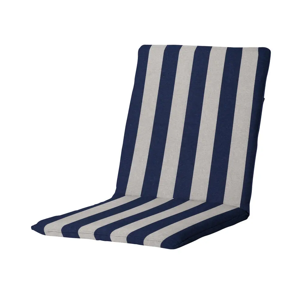 Madison - Stapelstoelkussen Amora - Blauw - 97x49x5cm - Set van 4