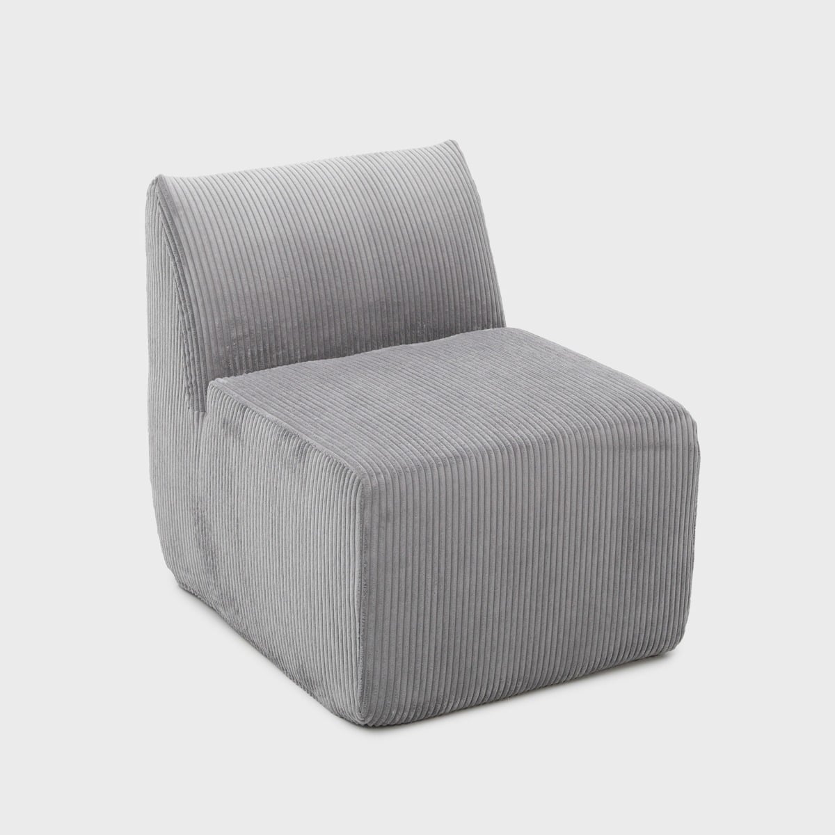 Fotel modułowy SVELA szary piankowy sztruksowy 59,5x80x62 cm