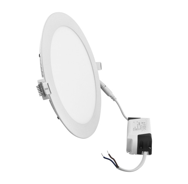 Oprawa wpuszczana MARSokrągła biała LED 18W Ciepła biel 1050lm IP20 Polux