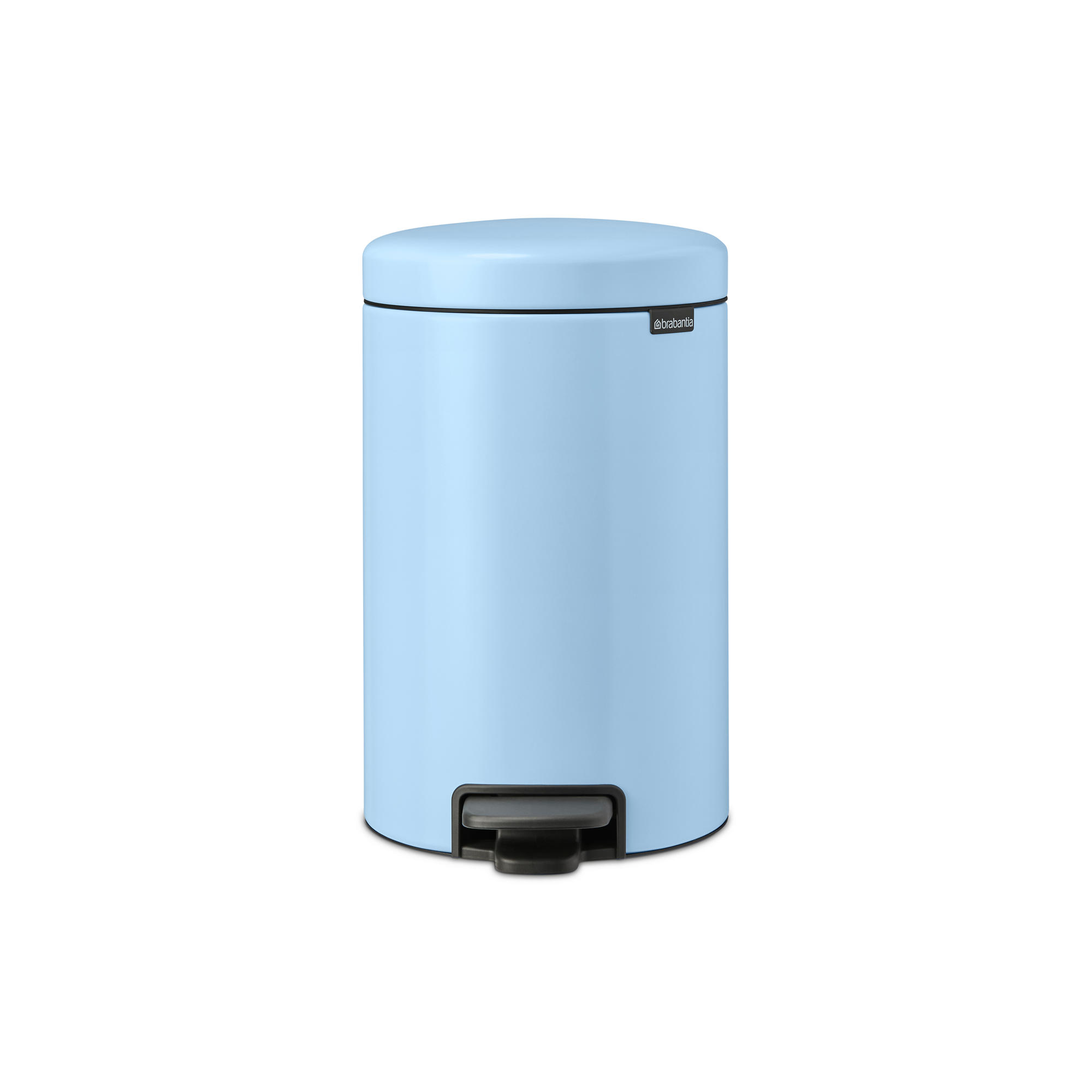 Brabantia NewIcon Pedaalemmer, 12 liter, kunststof binnenemmer - Dreamy Blue