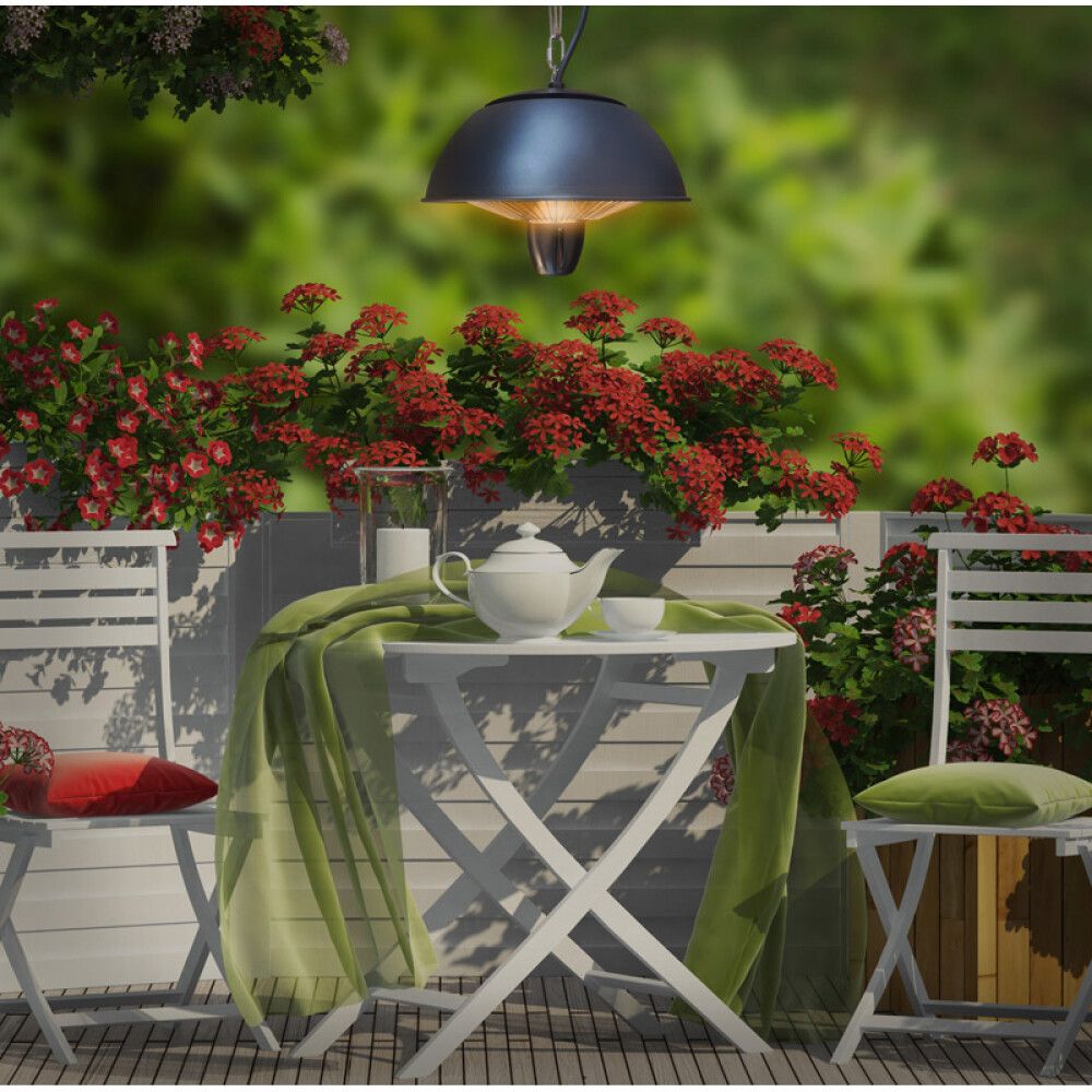 TERRASSEVARMER TERMO CAPRI SVART 230 V 700 W