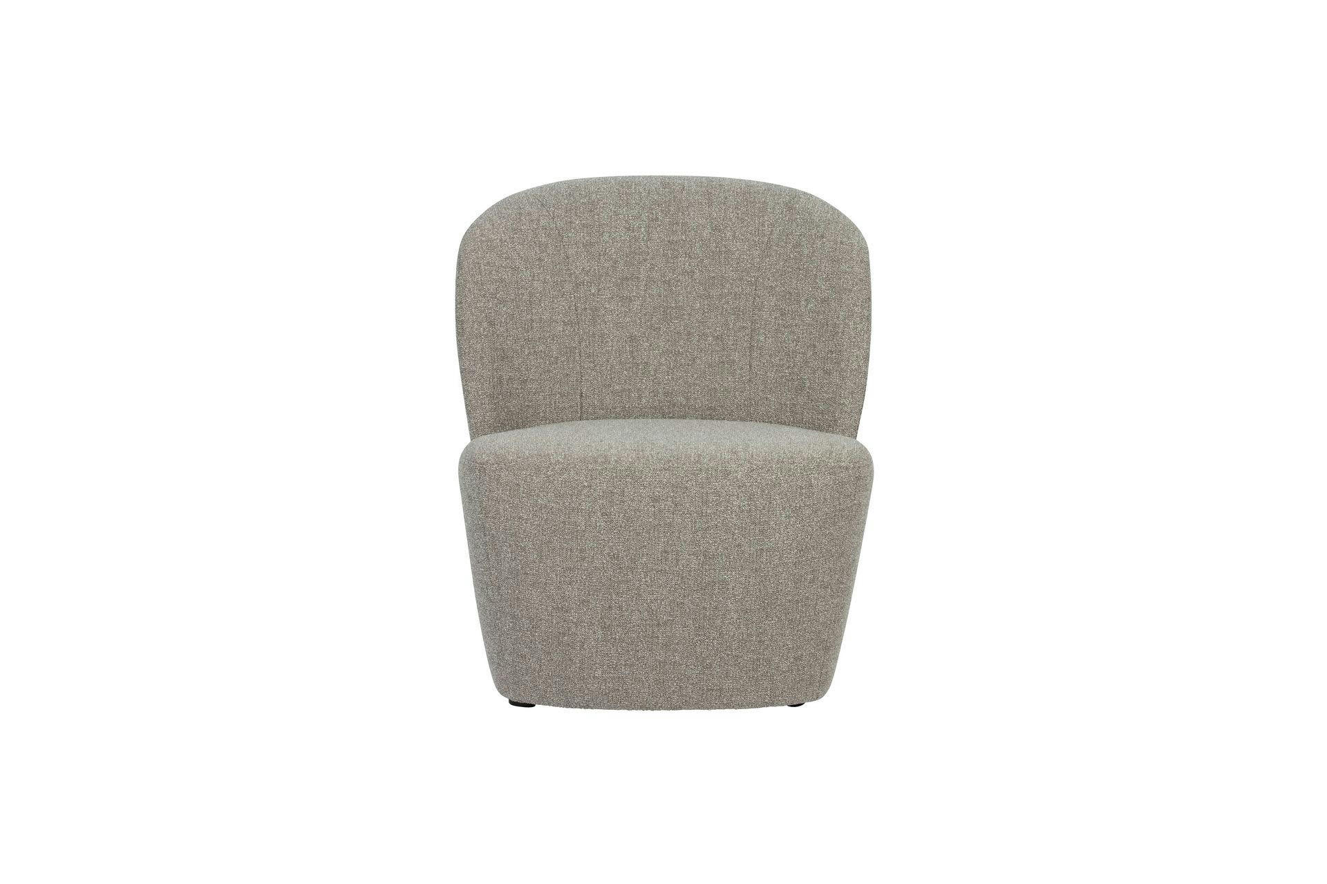 LOFTY - Fauteuil en tissu beige
