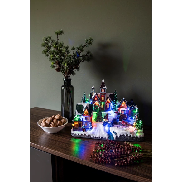 LED Figur, mit 6h Timer, batteriebetrieben & USB, für Innenbereich
