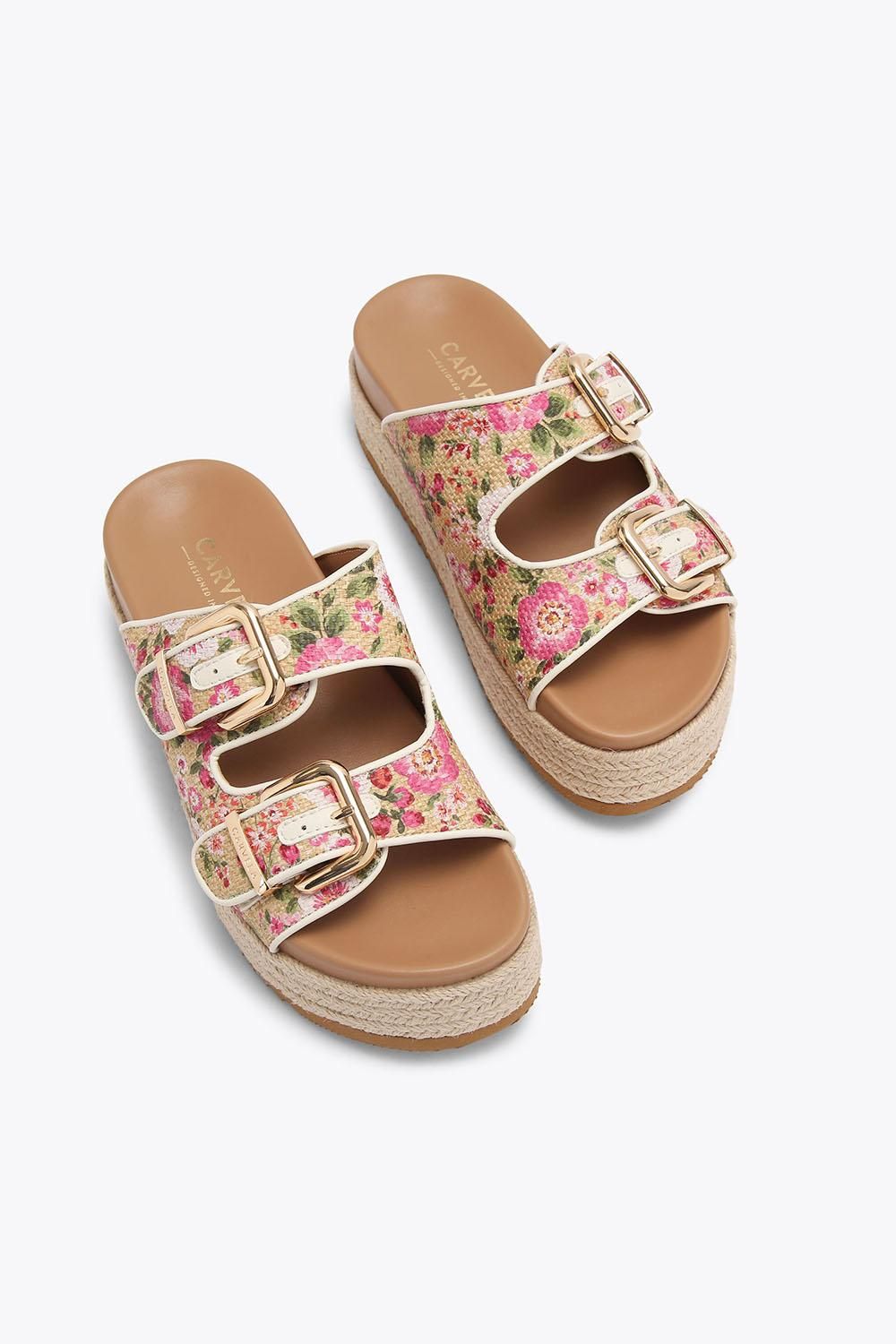 Carvela Perla Flatform' Fabric Sandals