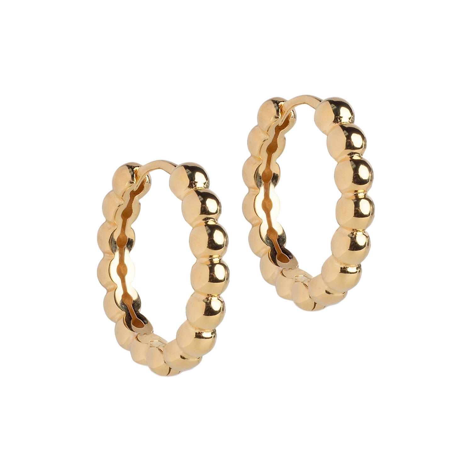 Ball Hoops Small, forgyldt