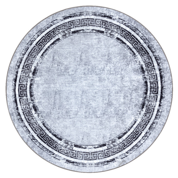 Dywan do prania MIRO 51254.802 Marmur, grecki antypoślizgowy - koło 100 cm