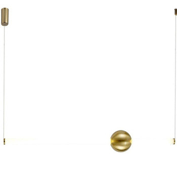 LAMPA WISZĄCA O-LINE LED elegancka 93cm mosiądz