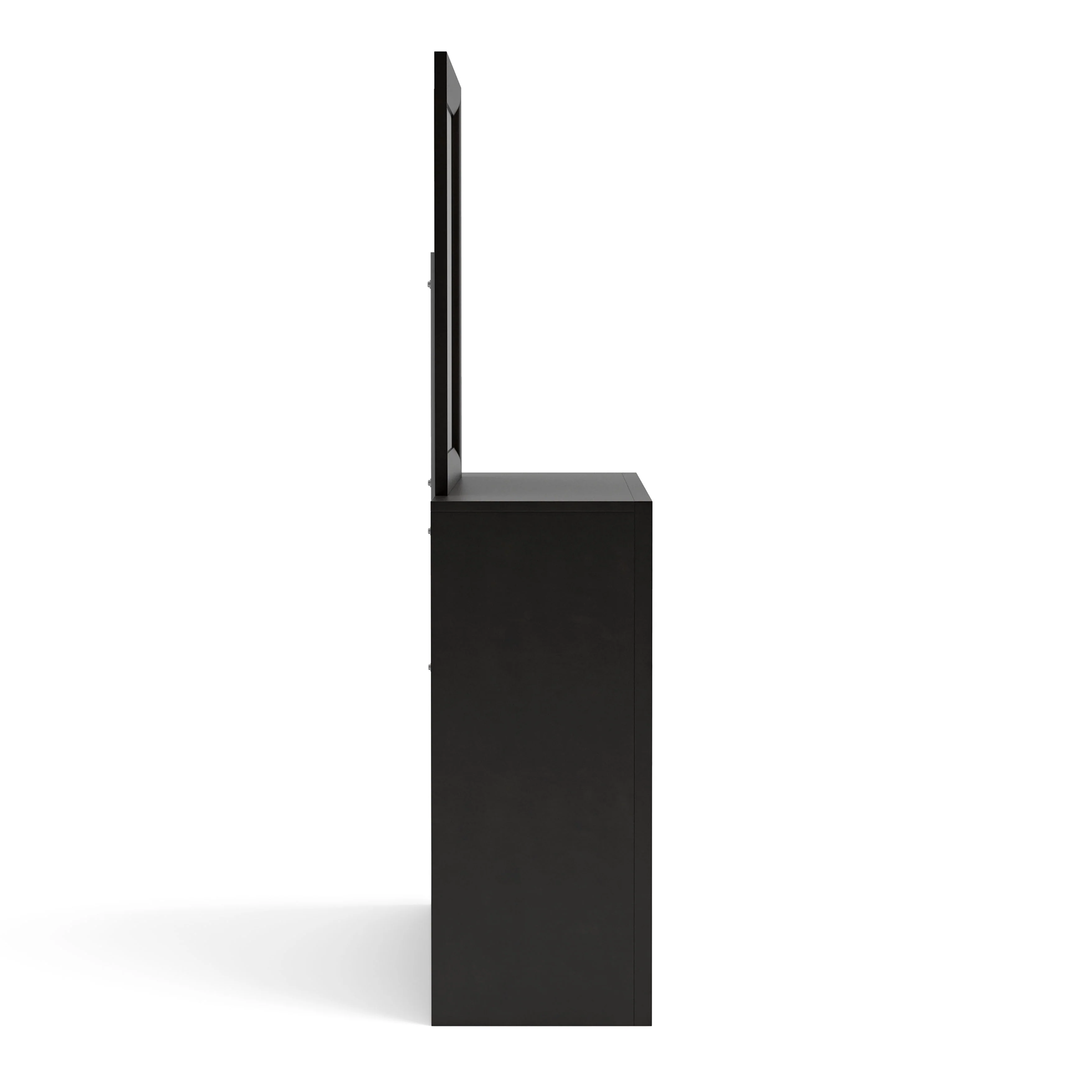 Furniture of America Brent 5-Piece Wood Platform Bedroom Set with Drawers and Bookcase Headboard