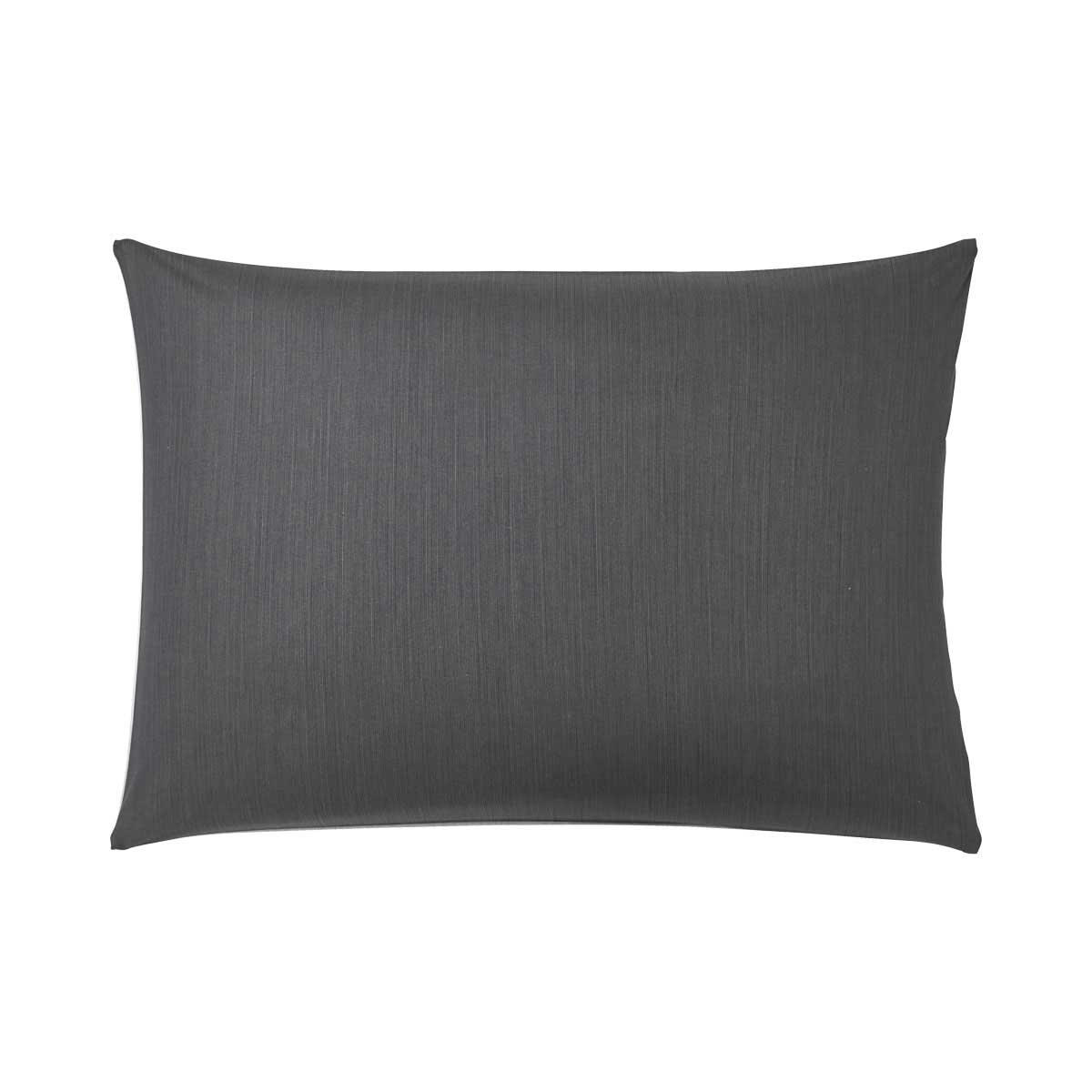 ECORCE - Taie d'oreiller en bambou gris 50x70