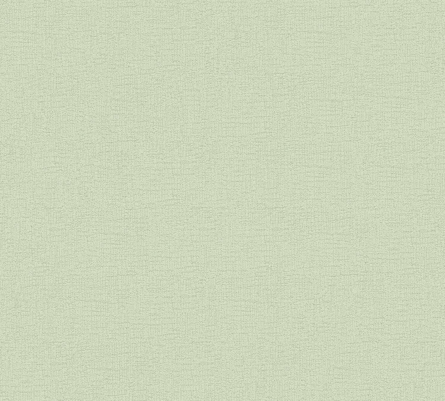 A.S. Création behang effen groen - 53 cm x 10.05 m - AS-378315