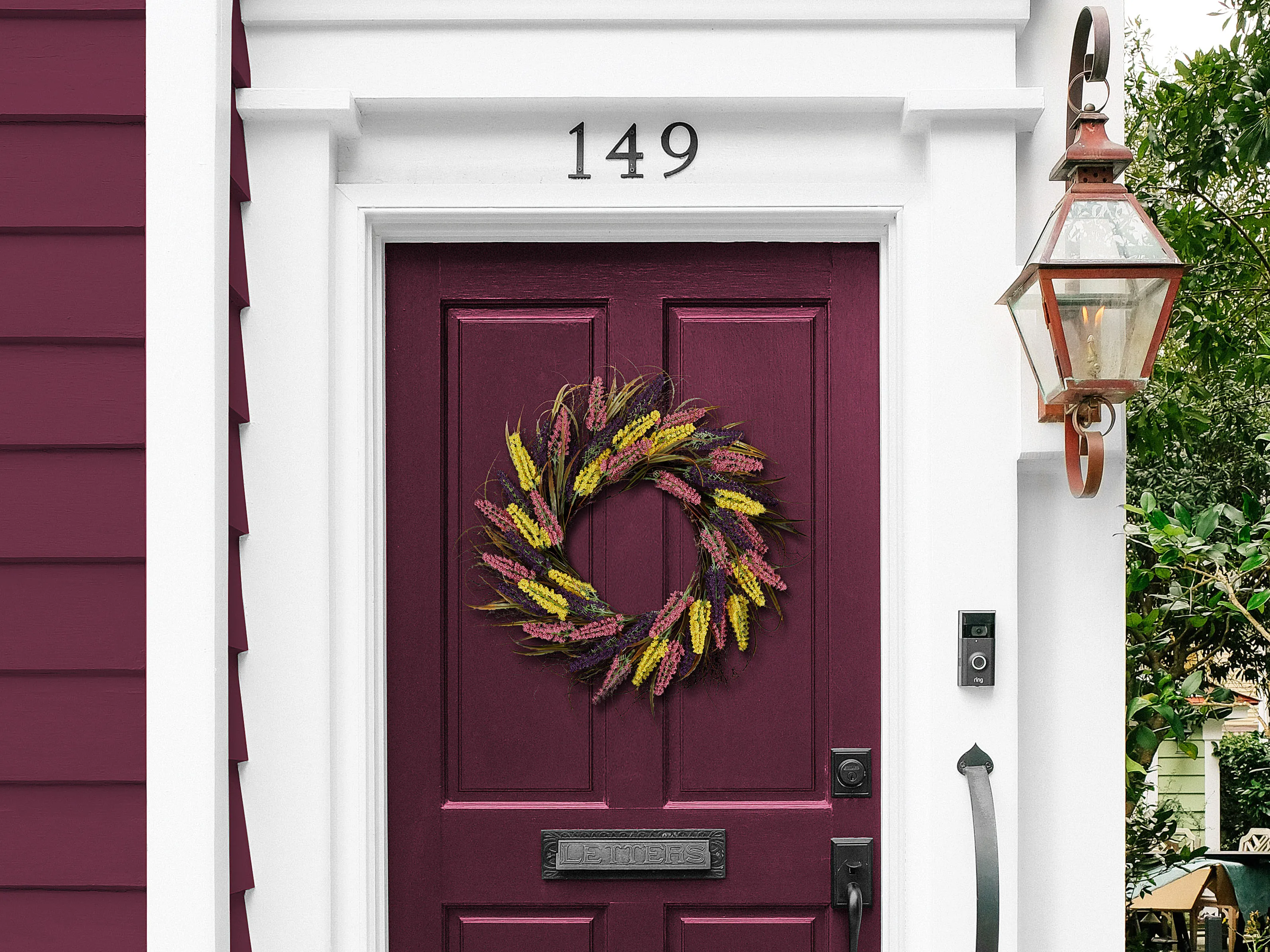 Decorative Wreath CANDELARIA 50 cm Multicolour