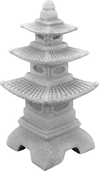 Lanterne Japonaise Massive Pagode en Pierre reconstituée