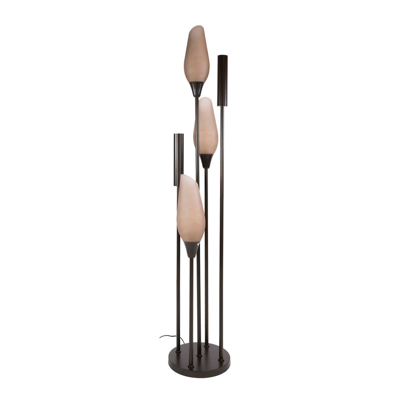 Giga Living Vloerlamp Cocoon - Bruin Glas - Ø35x180cm