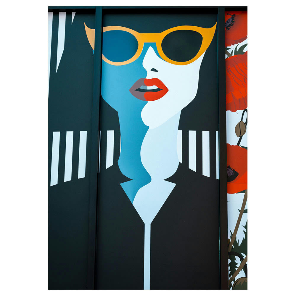 - Tableau impression sur toile ombre et lumière 50x70cm