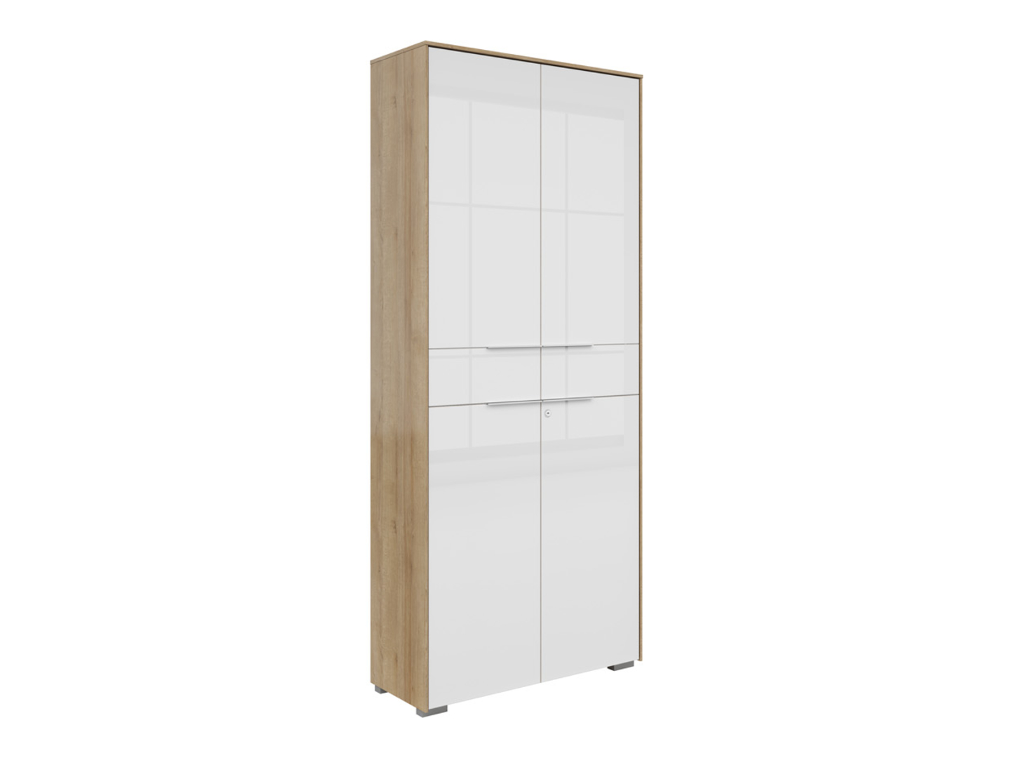 Regał Nevada 80 cm z 2 drzwiamidąb riviera