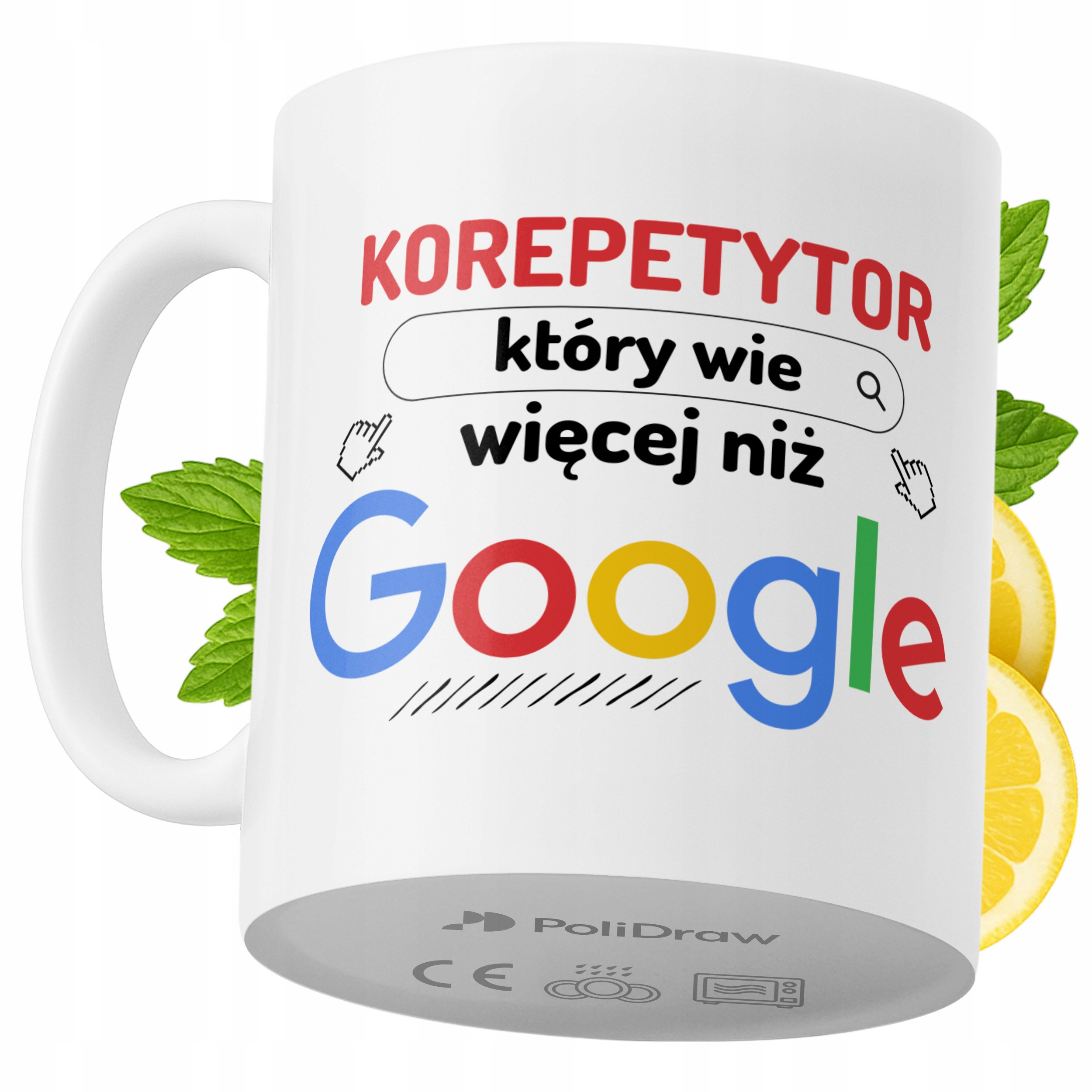 Kubek Dla Korepetytora na Prezent z Nadrukiem ze Zdjęciem 330 ml PoliDraw