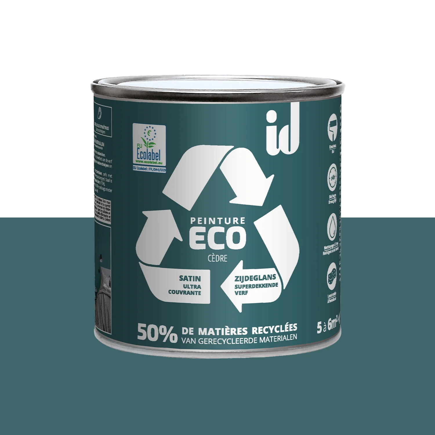ECO ID Peinture ECO Peinture Cèdre Satiné 0,5 L