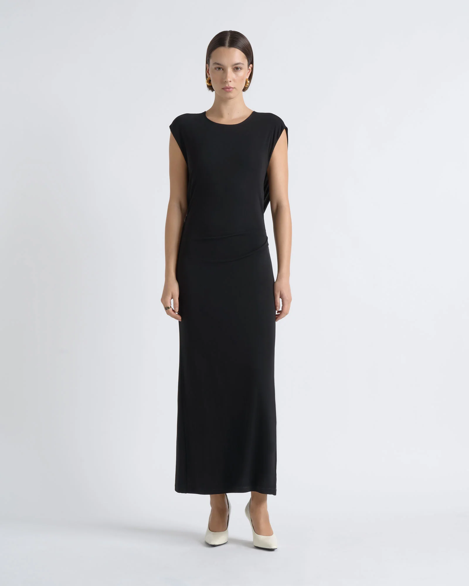 Cowl Back Maxi Dress