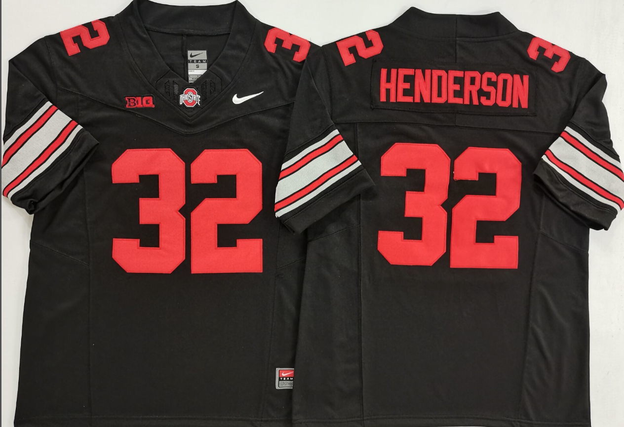 TreVeyon Henderson NCAA Ohio State Buckeyes Nike Vapor Limited Jersey
