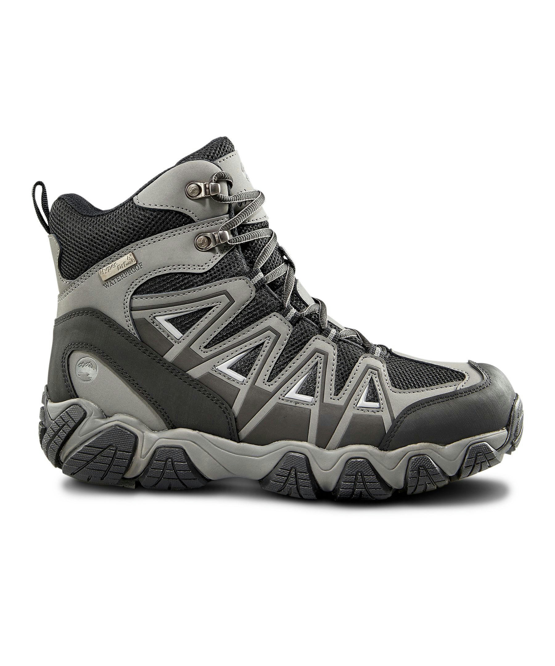 WindRiver Men's Retallack T-MAX Insulated HD3 Waterproof Winter Boots Wide - Black/Grey