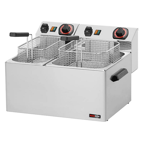 Friteuse électrique 0,42   0,38 kW/l, 8   5 l TOP 230 V FE 74 - Redfox