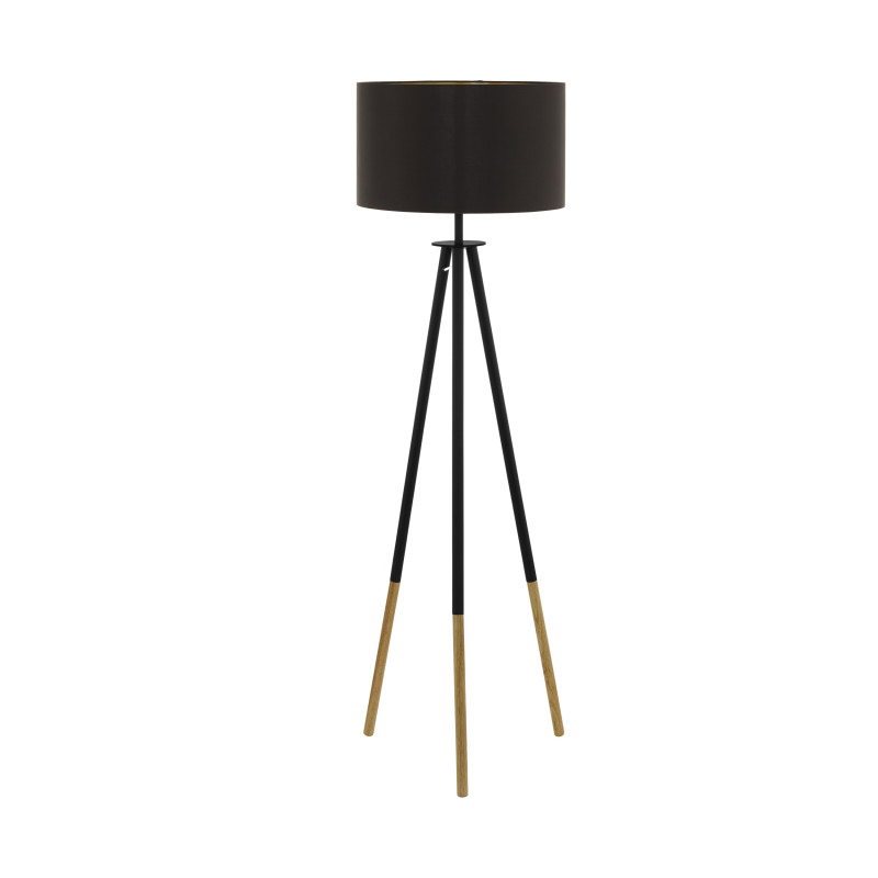 Lampadaire Bidford brun E27 60 W EGLO
