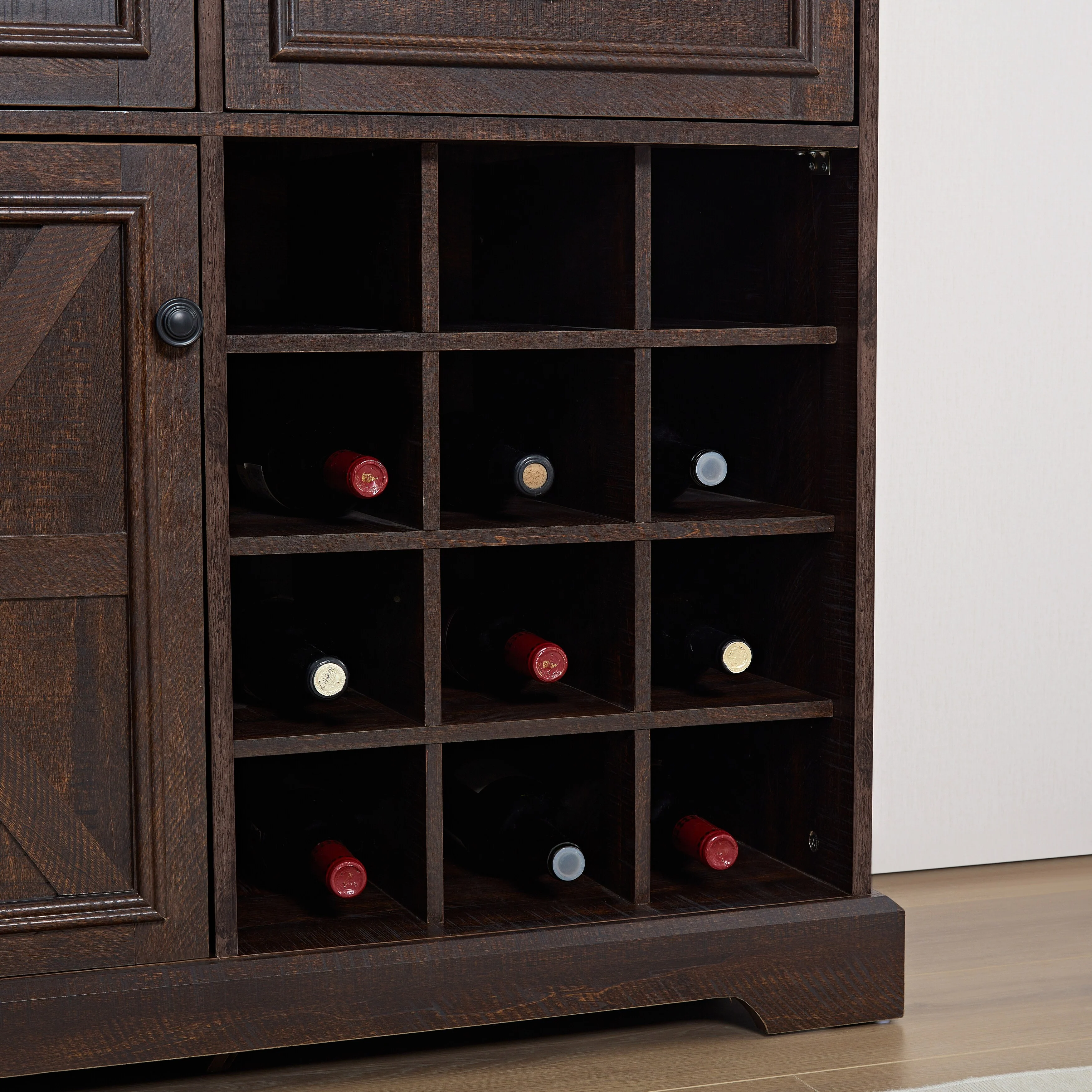 Farmhouse Liquor Cabinet Bar Cabinet Wine Bar Cabinet