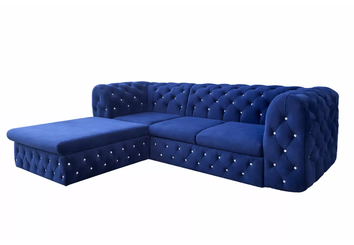 Elegancki i funkcjonalny narożnik Moet Light z funkcją spania dla komfortu