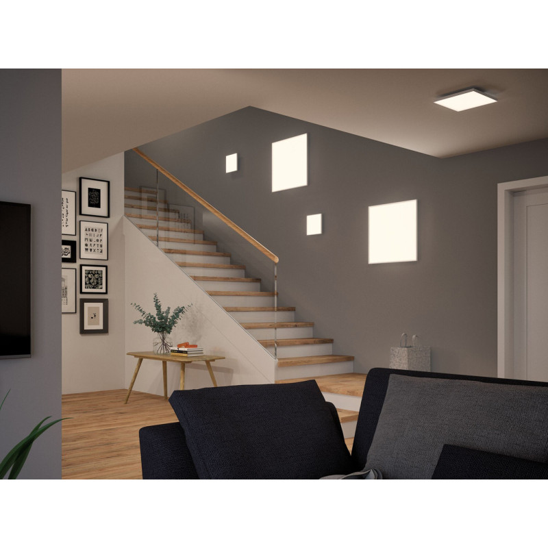 Panneau LED Velora blanc neutre 30 x 30 cm 1500 lm 16,8 W PAULMANN