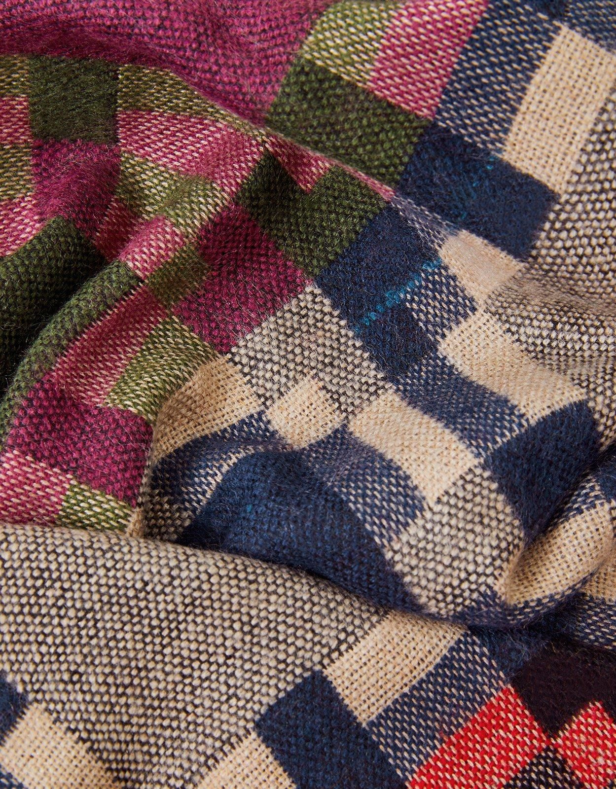 Accessorize Geometric Woven Blanket Scarf