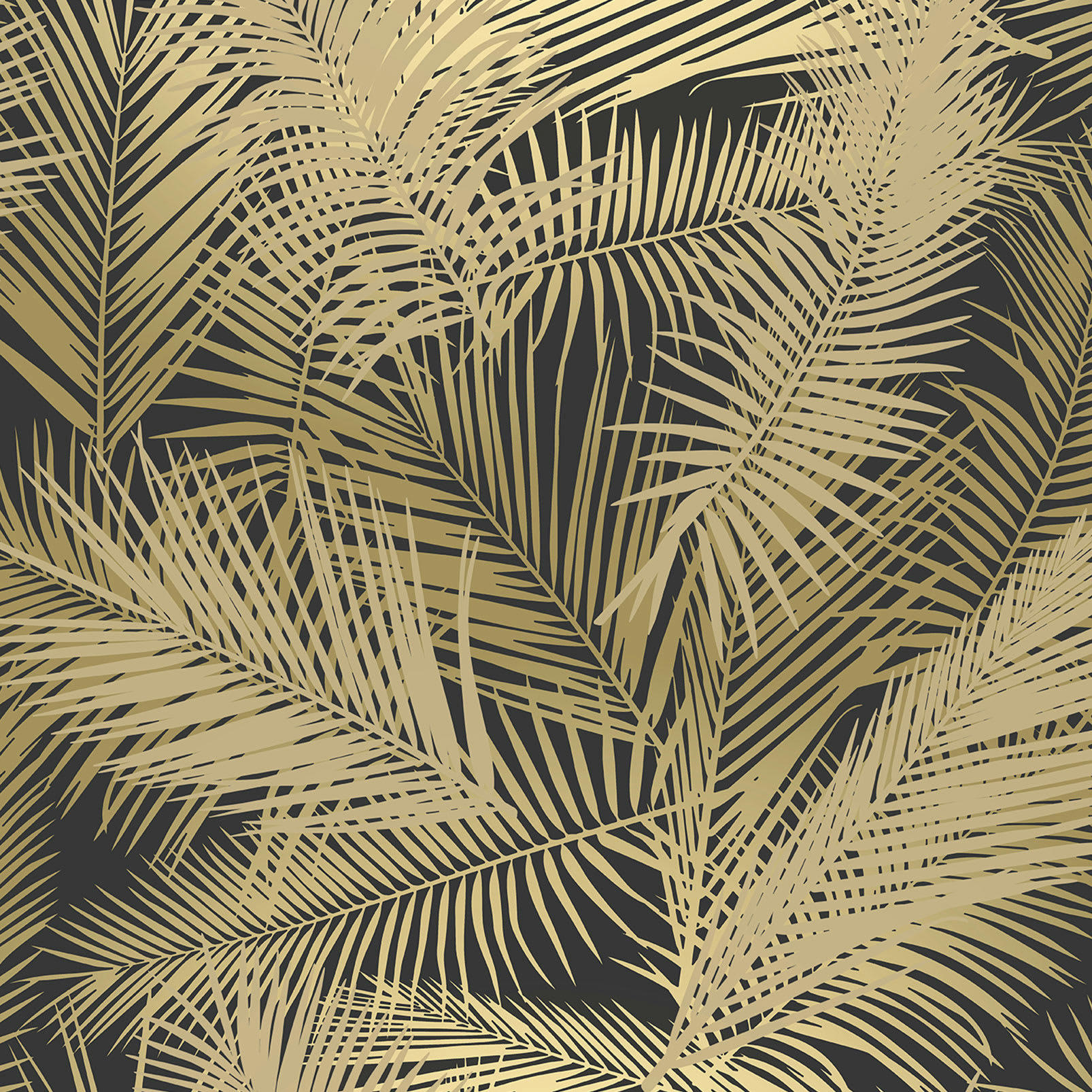 - Papier peint jungle Bambous dorés 0,53x10 mètrescm