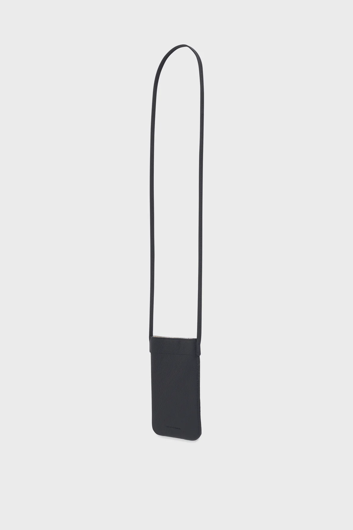 Porte téléphone en cuir grainé intérieur métallisé - LADYPHONE