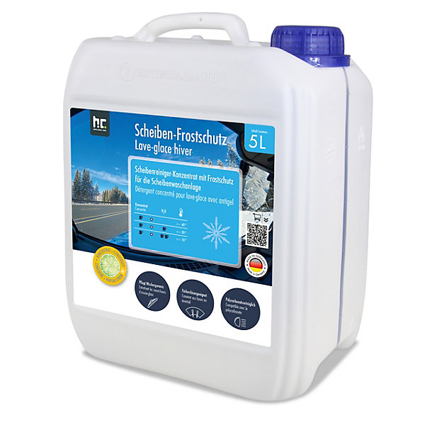 Lave-glace Premium antigel en bidon de 5L concentré -60 degrésx4