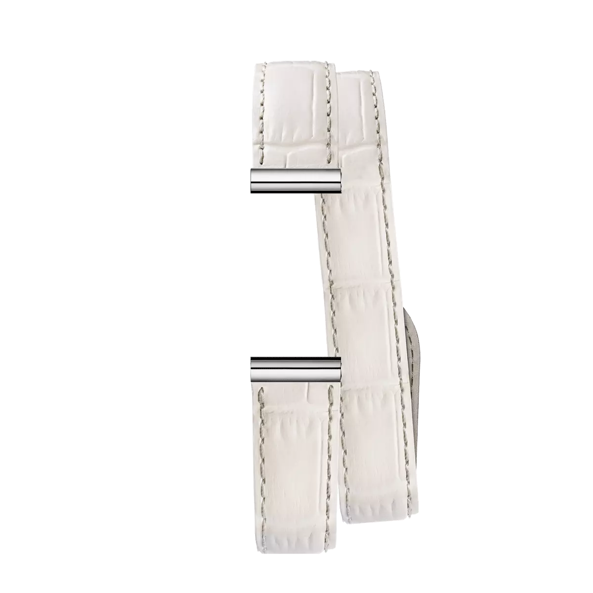 ANTARÈS – BRACELET DOUBLE – BEIGE CROCO